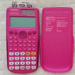 Brand new pink Casio FX-300 ES Plus calculator